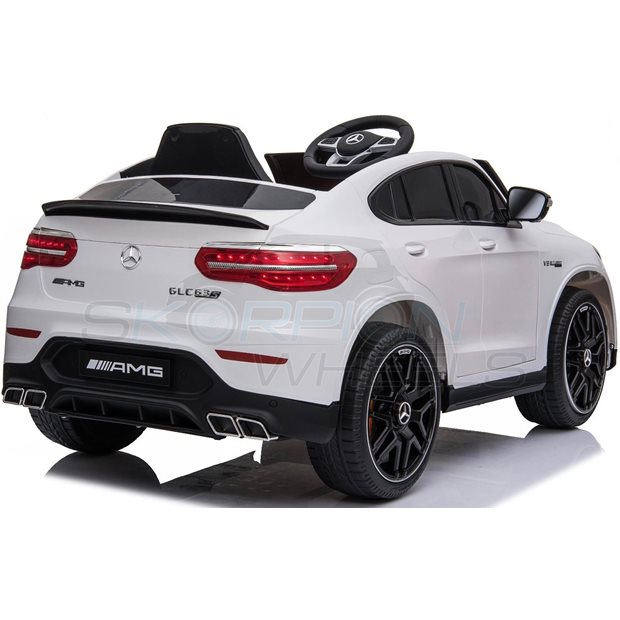 Ηλεκτροκίνητο Αυτοκίνητο Mercedes Benz GLC 63S AMG Original License 12V - Λευκό | Skorpion Wheels - 52460621