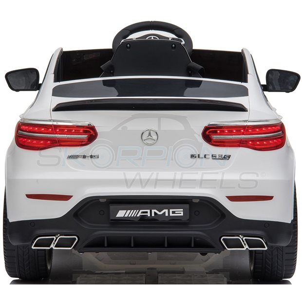 Ηλεκτροκίνητο Αυτοκίνητο Mercedes Benz GLC 63S AMG Original License 12V - Λευκό | Skorpion Wheels - 52460621