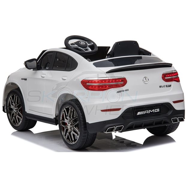 Ηλεκτροκίνητο Αυτοκίνητο Mercedes Benz GLC 63S AMG Original License 12V - Λευκό | Skorpion Wheels - 52460621