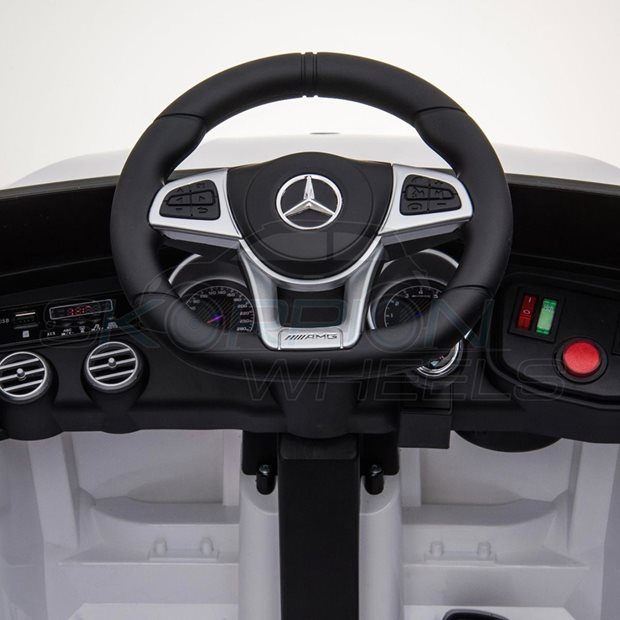 Ηλεκτροκίνητο Αυτοκίνητο Mercedes Benz GLC 63S AMG Original License 12V - Λευκό | Skorpion Wheels - 52460621