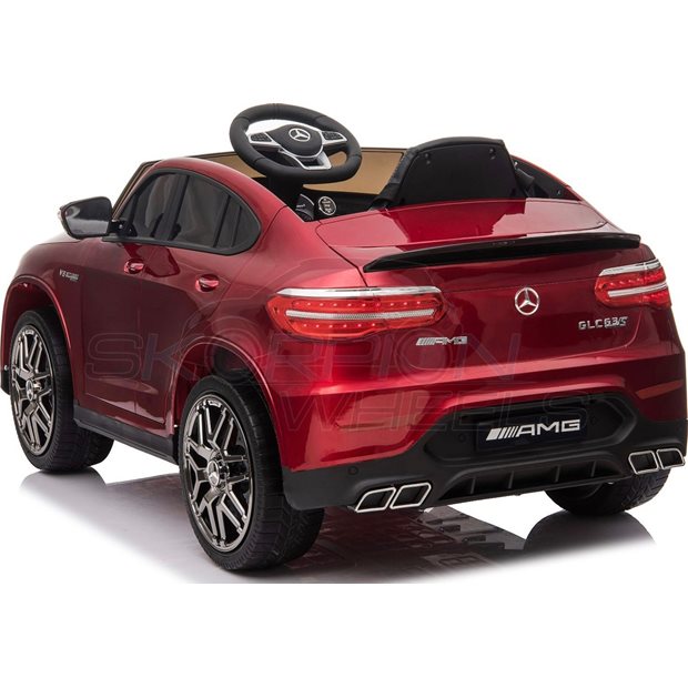 Ηλεκτροκίνητο Αυτοκίνητο Mercedes Benz GLC 63S AMG Original License 12V - Μπορντό | Skorpion Wheels - 52460621