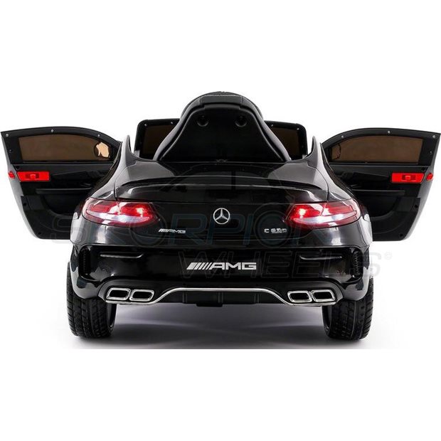 Ηλεκτροκίνητο Αυτοκίνητο Mercedes Benz C63s Original 12V - Μαύρο | Skorpion Wheels - 5246063