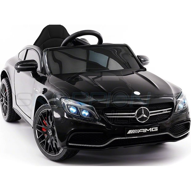 Ηλεκτροκίνητο Αυτοκίνητο Mercedes Benz C63s Original 12V - Μαύρο | Skorpion Wheels - 5246063