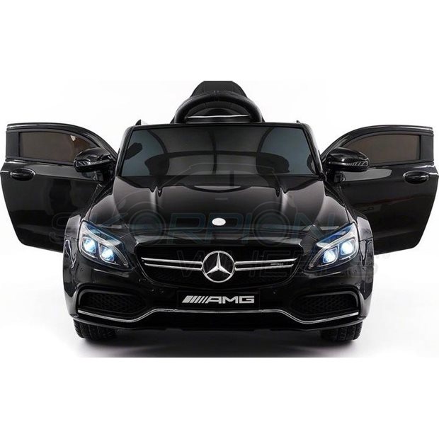 Ηλεκτροκίνητο Αυτοκίνητο Mercedes Benz C63s Original 12V - Μαύρο | Skorpion Wheels - 5246063