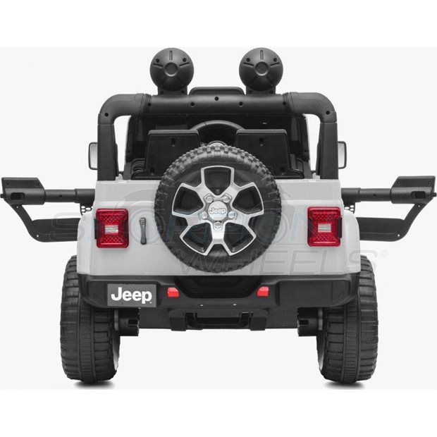 Ηλεκτροκίνητο Αυτοκίνητο Jeep Wrangler Rubicon Original License 12V Λευκό | Skorpion Wheels - 5247052