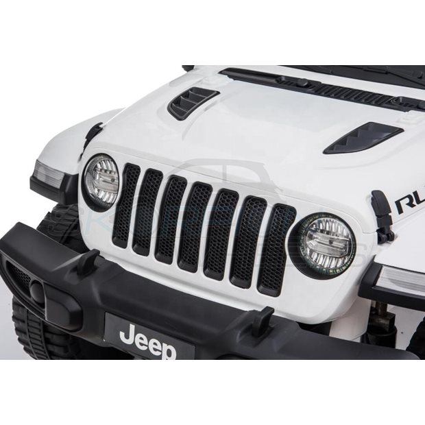 Ηλεκτροκίνητο Αυτοκίνητο Jeep Wrangler Rubicon Original License 12V Λευκό | Skorpion Wheels - 5247052