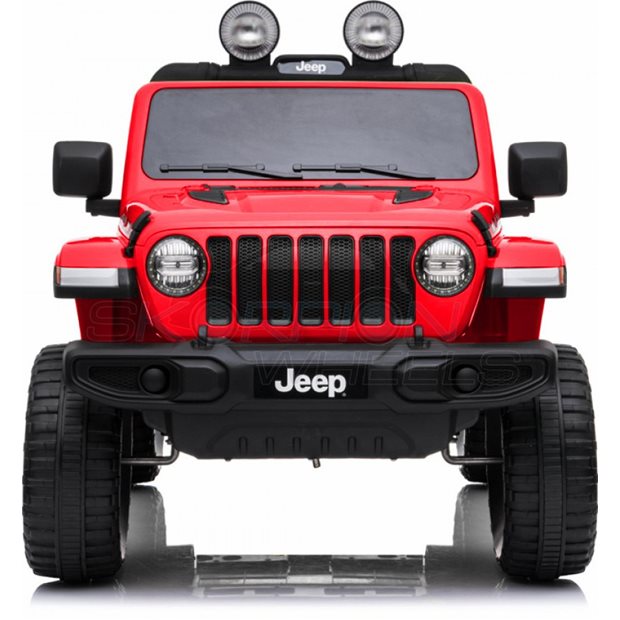 Ηλεκτροκίνητο Αυτοκίνητο Jeep Wrangler Rubicon Original License 12V - Κόκκινο | Skorpion Wheels - 5247052