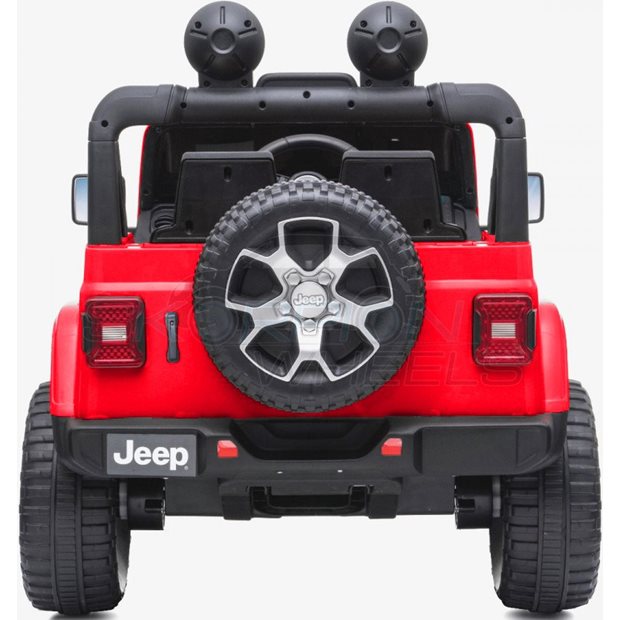 Ηλεκτροκίνητο Αυτοκίνητο Jeep Wrangler Rubicon Original License 12V - Κόκκινο | Skorpion Wheels - 5247052