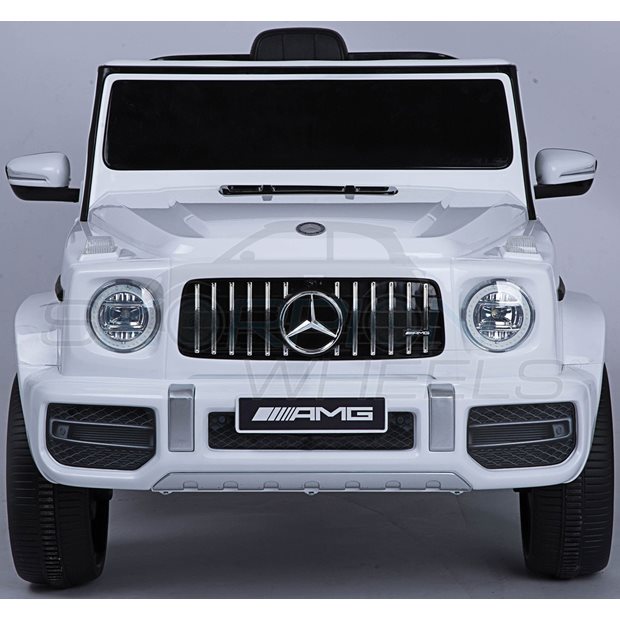 Ηλεκτροκίνητο Αυτοκίνητο Mercedes Benz AMG G63 Original License 12V - Λευκό | Skorpion Wheels - 5247036