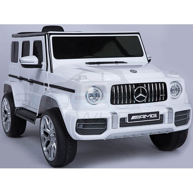 Ηλεκτροκίνητο Αυτοκίνητο Mercedes Benz AMG G63 Original License 12V - Λευκό | Skorpion Wheels - 5247036