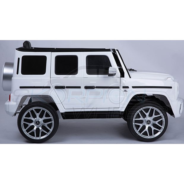 Ηλεκτροκίνητο Αυτοκίνητο Mercedes Benz AMG G63 Original License 12V - Λευκό | Skorpion Wheels - 5247036