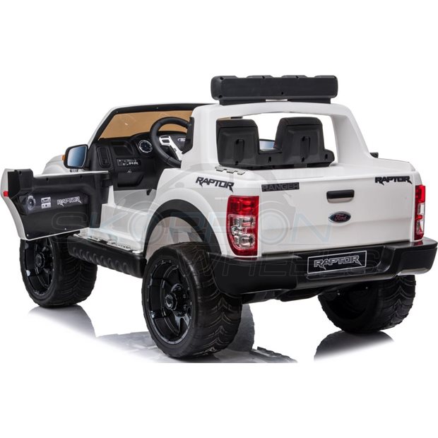 Ηλεκτροκίνητο Αυτοκίνητο Ford Ranger Raptor Original License 12V Λευκό | Skorpion Wheels - 52470831