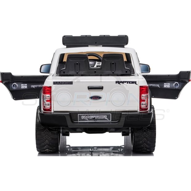 Ηλεκτροκίνητο Αυτοκίνητο Ford Ranger Raptor Original License 12V Λευκό | Skorpion Wheels - 52470831