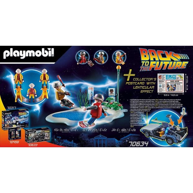 Playmobil Back To The Future II Περιπέτειες Με Τα Ιπτάμενα Πατίνια - 70634