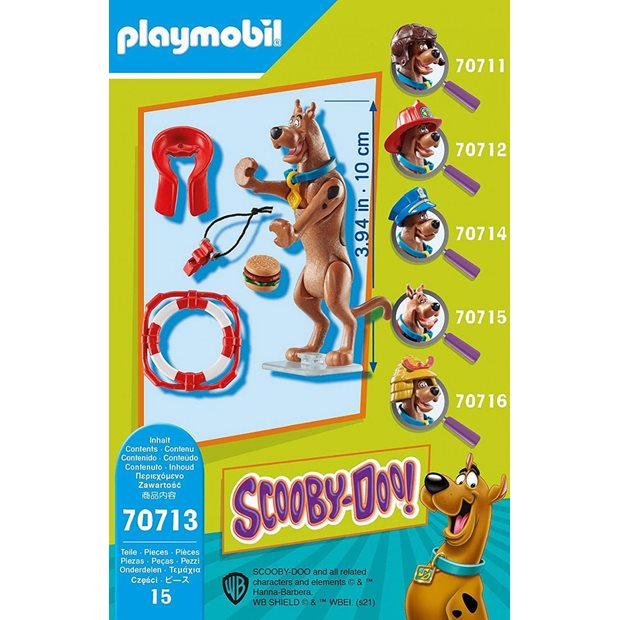 Playmobil Scooby-Doo Συλλεκτική Φιγούρα Scooby "Ναυαγοσώστης" - 70713