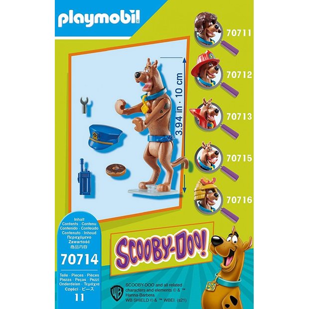 Playmobil Scooby Doo Συλλεκτικη Φιγουρα Αστυνομικος - 70714