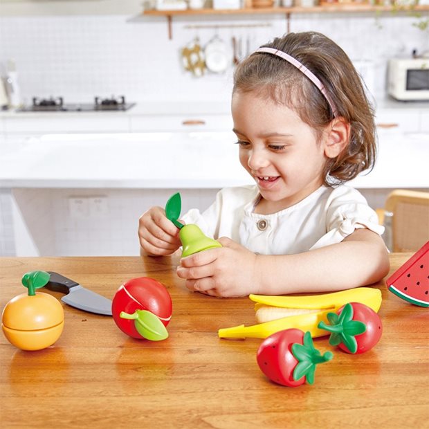 Ξυλινο Σετ Φρουτα Hape Playfully Delicious Healthy Fruit -E3171A