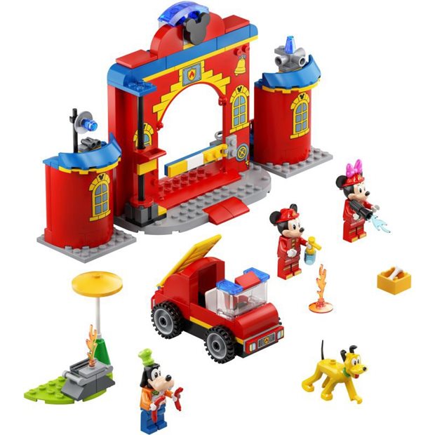 Lego Disney Mickey and Friends Mickey & Friends Fire Truck & Station - 10776