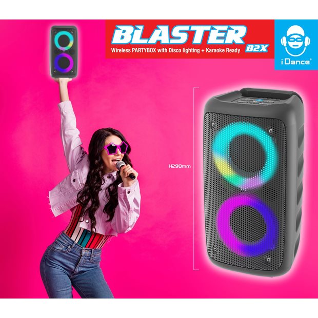 Φορητο Ηχειο Bluetooth iDance Blaster Μαυρο - B2X