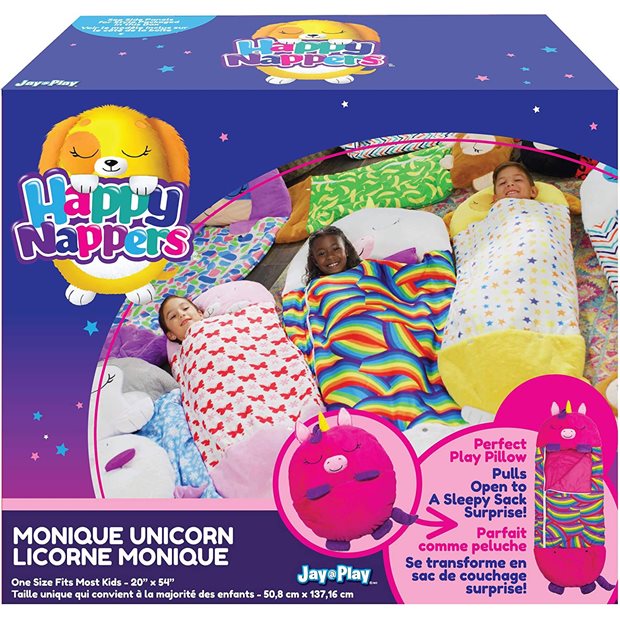 JAP Happy Nappers Monique The Pink Unicorn Medium - 7127