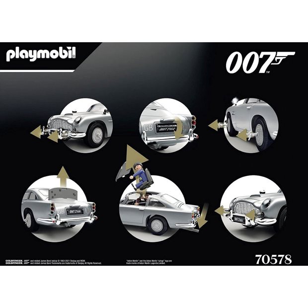 Playmobil Aston Martin James Bond Aston Martin Db5 – Goldfinger Edition - 70578