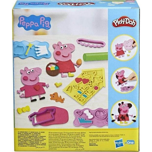 Play-Doh Peppa Pig Styling Set Με 9 Βαζακια - F1497