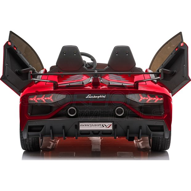 Ηλεκτροκίνητο Αυτοκίνητο Lamborghini Aventador SVJ Original License 24V - Κόκκινο | Skorpion Wheels - 52460691