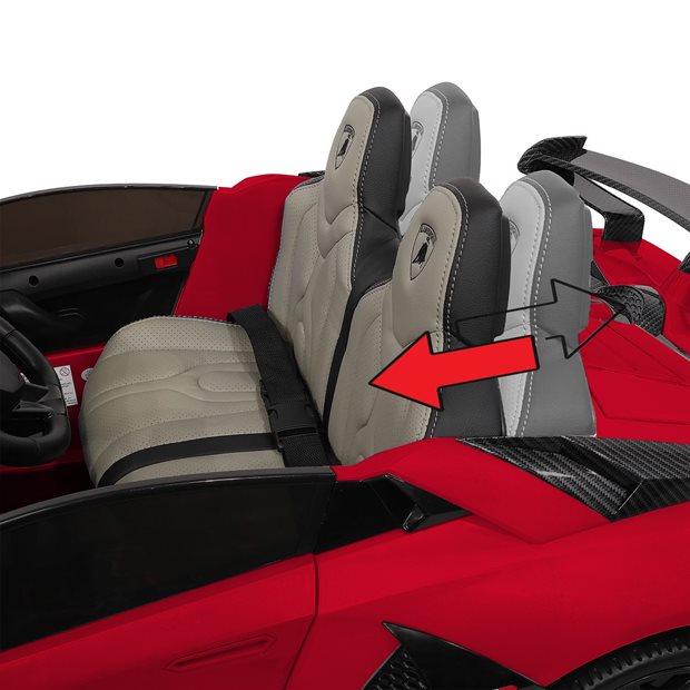 Ηλεκτροκίνητο Αυτοκίνητο Lamborghini Aventador SVJ Original License 24V - Κόκκινο | Skorpion Wheels - 52460691