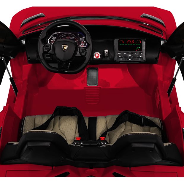Ηλεκτροκίνητο Αυτοκίνητο Lamborghini Aventador SVJ Original License 24V - Κόκκινο | Skorpion Wheels - 52460691