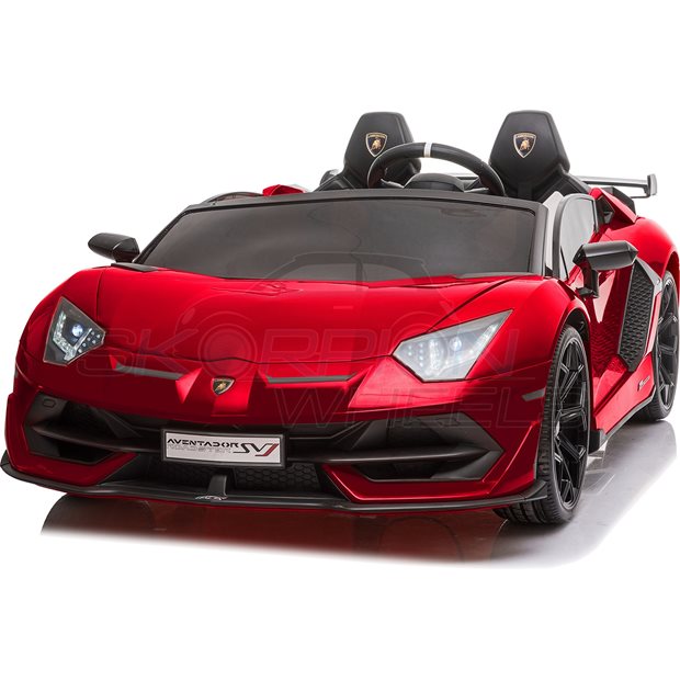 Ηλεκτροκίνητο Αυτοκίνητο Lamborghini Aventador SVJ Original License 24V - Κόκκινο | Skorpion Wheels - 52460691