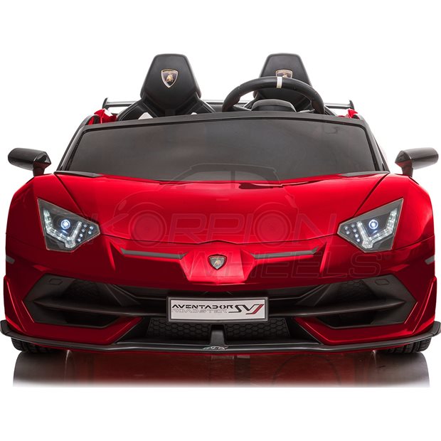 Ηλεκτροκίνητο Αυτοκίνητο Lamborghini Aventador SVJ Original License 24V - Κόκκινο | Skorpion Wheels - 52460691