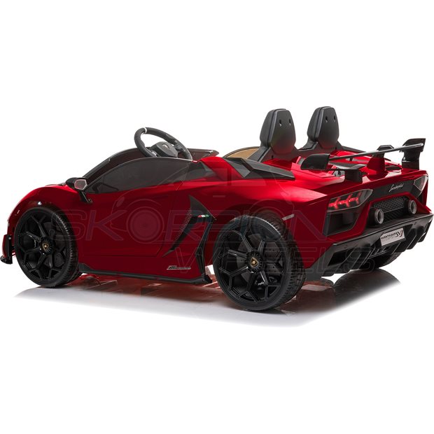 Ηλεκτροκίνητο Αυτοκίνητο Lamborghini Aventador SVJ Original License 24V - Κόκκινο | Skorpion Wheels - 52460691