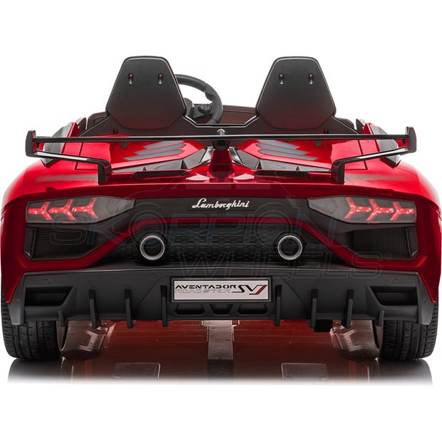 Ηλεκτροκίνητο Αυτοκίνητο Lamborghini Aventador SVJ Original License 24V - Κόκκινο | Skorpion Wheels - 52460691
