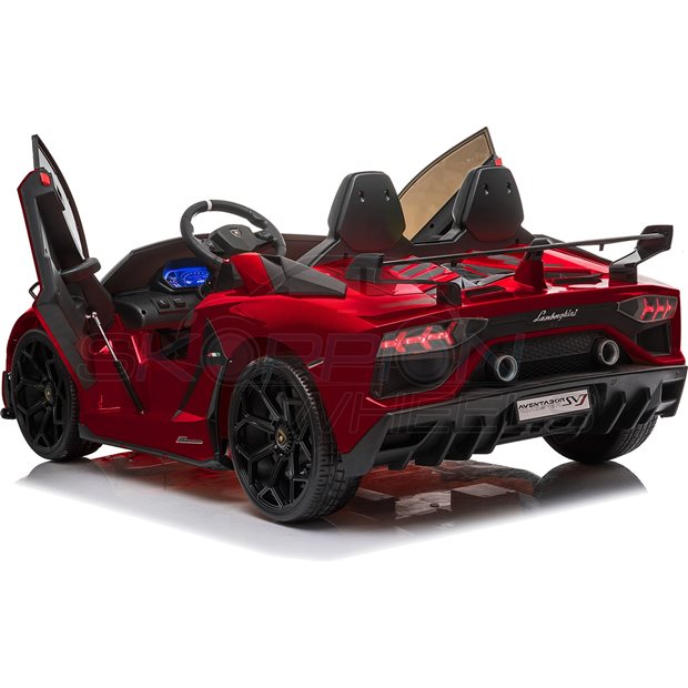 Ηλεκτροκίνητο Αυτοκίνητο Lamborghini Aventador SVJ Original License 24V - Κόκκινο | Skorpion Wheels - 52460691