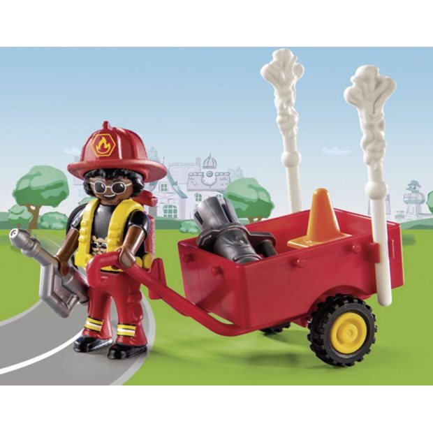 Playmobil Duck On Call Επιχείρηση Πυροσβεστικής Διάσωση Γάτας - 70917