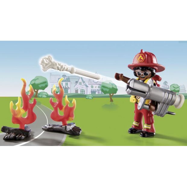 Playmobil Duck On Call Επιχείρηση Πυροσβεστικής Διάσωση Γάτας - 70917