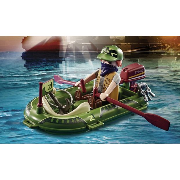 Playmobil City Action Καταδίωξη Λαθρέμπορου Από Αστυνομικό Υδροπλάνο - 70779