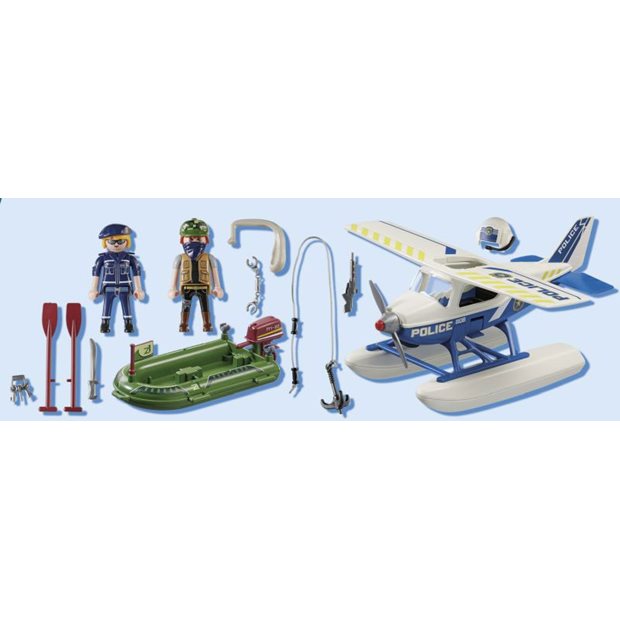 Playmobil City Action Καταδίωξη Λαθρέμπορου Από Αστυνομικό Υδροπλάνο - 70779