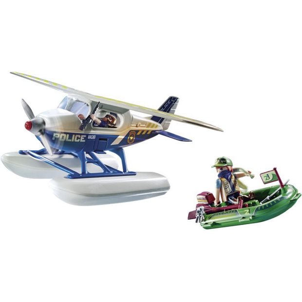 Playmobil City Action Καταδίωξη Λαθρέμπορου Από Αστυνομικό Υδροπλάνο - 70779