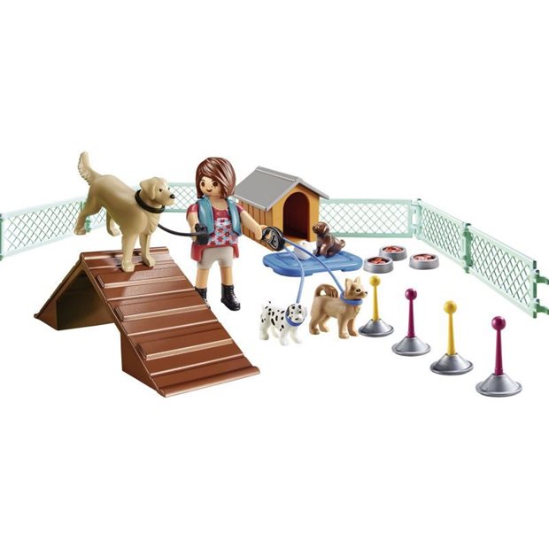 Playmobil City Life Gift Set Εκπαιδεύτρια Σκύλων - 70676