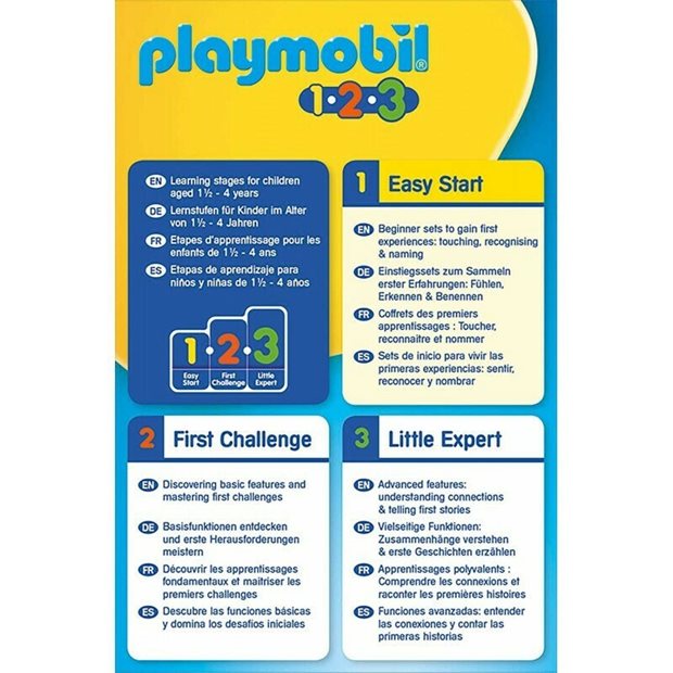 Playmobil 1.2.3 Αστυνομικός Με Εκπαιδευμένο Σκύλο - 70408