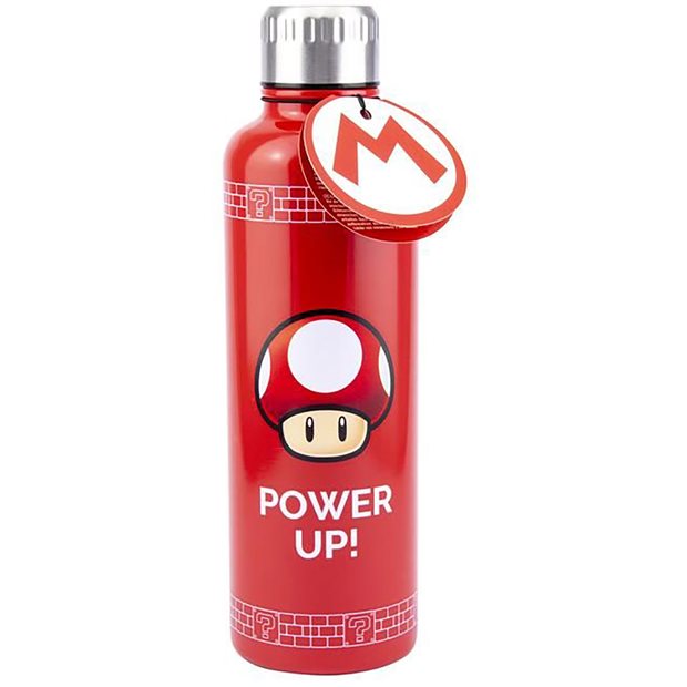 Παγούρι Μεταλλικό Super Mario - Power Up 500ml | Paladone - PP5807NN