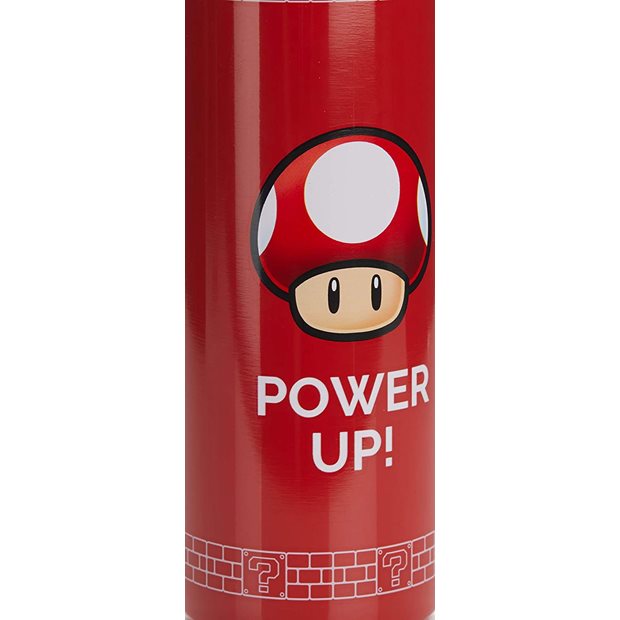 Παγούρι Μεταλλικό Super Mario - Power Up 500ml | Paladone - PP5807NN