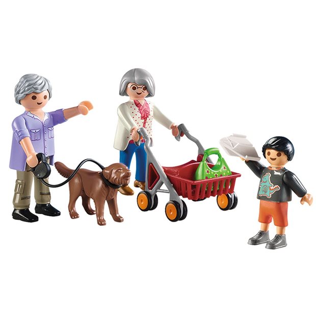 Playmobil City Life Παππούς Και Γιαγιά Με Εγγονάκι - 70990