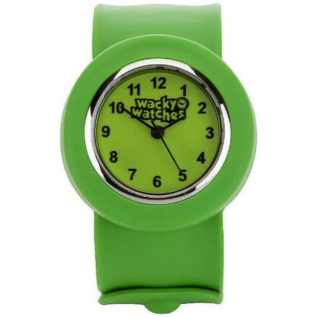 Παιδικο Ρολοι Χειρος Με Λουρακι Σιλικονης Slap Πρασινο Wacky Watches - 14482281