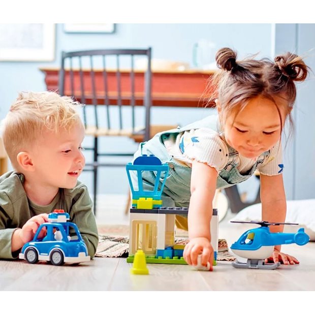 Lego Duplo Police Station & Helicopter - 10959