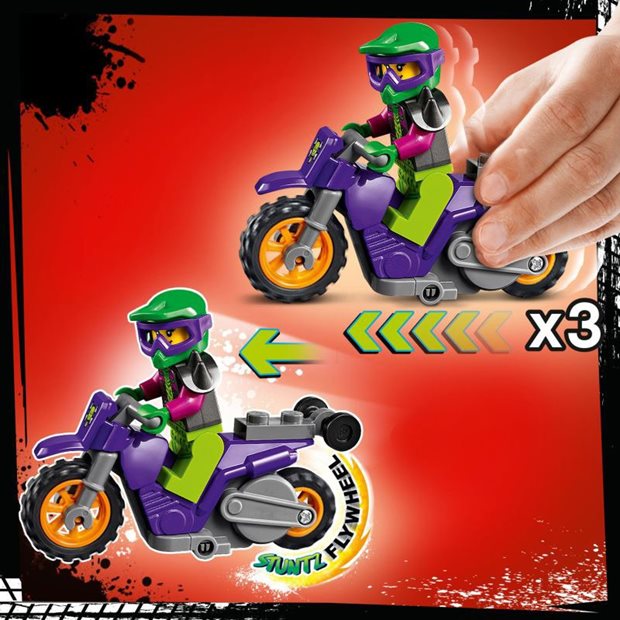 Lego City Wheelie Stunt Bike - 60296