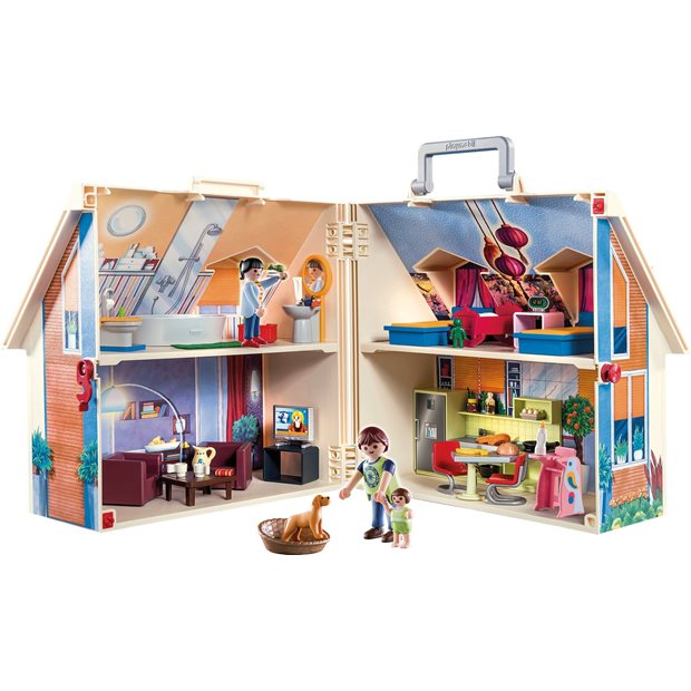 Playmobil Dollhouse Μοντέρνο Κουκλόσπιτο-Βαλιτσάκι - 70985