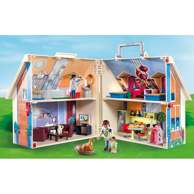 Playmobil Dollhouse Μοντέρνο Κουκλόσπιτο-Βαλιτσάκι - 70985