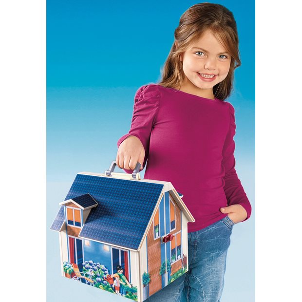Playmobil Dollhouse Μοντέρνο Κουκλόσπιτο-Βαλιτσάκι - 70985